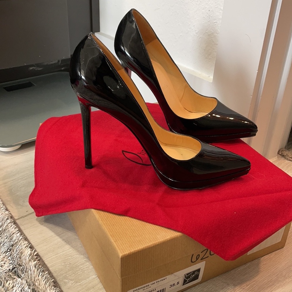 Black Patent Louboutins
